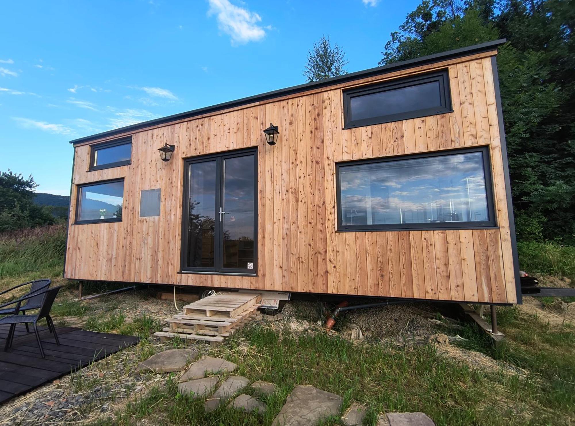 Tiny House Chvalcov Villa Bagian luar foto
